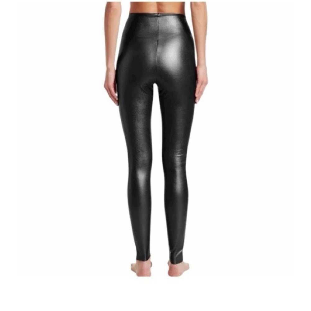 Commando Perfect Control Faux Leather Leggings High Rise Size S Black - Picture 2 of 8